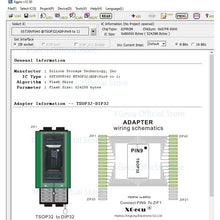 Load image into Gallery viewer, TSOP32-DIP32 Universal SMD Adapter Equivalent to CNV-TSOP-EP1M32 Circuit for XGecu TL866II PLUS T48 T56 programmer