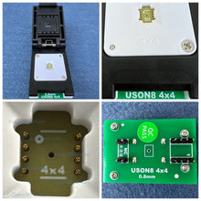 Load image into Gallery viewer, XGecu QFN8 WSON8 USON8 DFN8 2X3 4X3 or 4X4 IC Socket universal adapter for SPI NAND NOR Flash with High-end Spring Probe