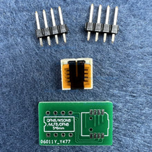 Load image into Gallery viewer, QFN8 MLF8 MLP8 WSON8 SON8  8060 8*6 mm or 6050 5*6 mm IC Socket kit with PCB board for SPI NAND NOR Flash, top quality, made in Taiwan