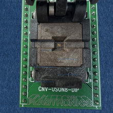 Load image into Gallery viewer, QFN8/DFN8/USON8/WSON8 to DIP8 Test IC Socket / Adapter / Adaptor PLASTRONICS 08QN50S23030-C