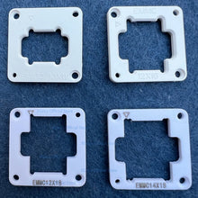 Load image into Gallery viewer, EMMC BGA153 BGA169 Adapter IC Socket for XGecu T76 Programmer with Dual Head Spring-loaded test Probe Holder + 5PCS limit frames