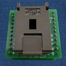 Load image into Gallery viewer, DFN8/ QFN8 / WSON8 / MLF8 /MLP8 TO DIP8 universal socket/adapter CNV-DFN8-DIP8 DFN8X6-8 (10P) for 8X6MM IC chips BIOS flash