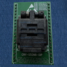 Load image into Gallery viewer, QFN8/DFN8/USON8/WSON8 to DIP8 Test IC Socket/Adapter/Adaptor PLASTRONICS 08QN65T33030-F