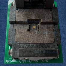 Load image into Gallery viewer, QFN8 / DFN8 / USON8 / WSON8 to DIP8 Test IC Socket / Adapter / Adaptor PLASTRONICS 08TN80K14040-D