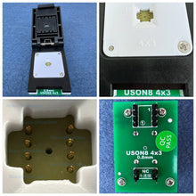 Load image into Gallery viewer, XGecu QFN8 WSON8 USON8 DFN8 2X3 4X3 or 4X4 IC Socket universal adapter for SPI NAND NOR Flash with High-end Spring Probe