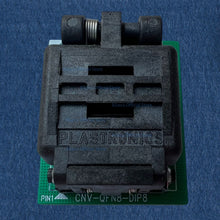 Load image into Gallery viewer, QFN8 / DFN8 / USON8 / WSON8 to DIP8 Test IC Socket / Adapter / Adaptor PLASTRONICS 08TN80K14040-D