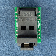 Load image into Gallery viewer, Model: ADP SOT23-6 1-to-1 SOT23-6 test socket / programmer adapter , directly supports SOT23-3/5/6 chips (PIC10Fxx, 24xx, 93xx), only for XGecu T48, T56, and T76 programmers