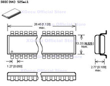Load image into Gallery viewer, SOP44/SOP44 to DIP44/SOP44/SOIC44 IC test socket adapter/adaptor for XGecu T56 programmer