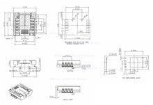 Load image into Gallery viewer, QFN8 /WSON8/MLF8/MLP8/DFN8 TO DIP8 universal two-in-one socket/adapter for both 6*5MM and 8*6MM chips
