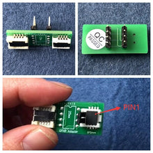 Load image into Gallery viewer, QFN8 /WSON8/MLF8/MLP8/DFN8 TO DIP8 universal two-in-one socket/adapter for both 6*5MM and 8*6MM chips
