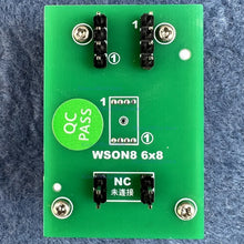 Load image into Gallery viewer, QFN8 MLF8 MLP8 WSON8 SON8  8060 6050  8*6  5*6 IC Socket kit with PCB board for SPI NAND NOR Flash, top quality, made in Taiwan