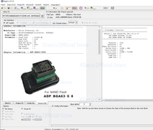 Load image into Gallery viewer, BGA63 adapter only can work on XGecu T48 progammer model: ADP-BGA63-E001 for NAND Flash BGA63 package of chips