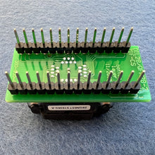 Load image into Gallery viewer, Universal QFN28-DIP28 adapter DIL28/QFN28-2 ZIF-CS for 6X6mm QFN28 chips, Pin pitch 0.65mm 70-0380 28QN65TS16060-A