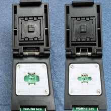 Load image into Gallery viewer, QFN8 MLF8 MLP8 WSON8 SON8  8060 6050  8*6  5*6 IC Socket kit with PCB board for SPI NAND NOR Flash, top quality, made in Taiwan