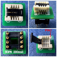 Load image into Gallery viewer, SOP8 200mil adapter IC socket  BIOS flash socket  top quality, made in Taiwan