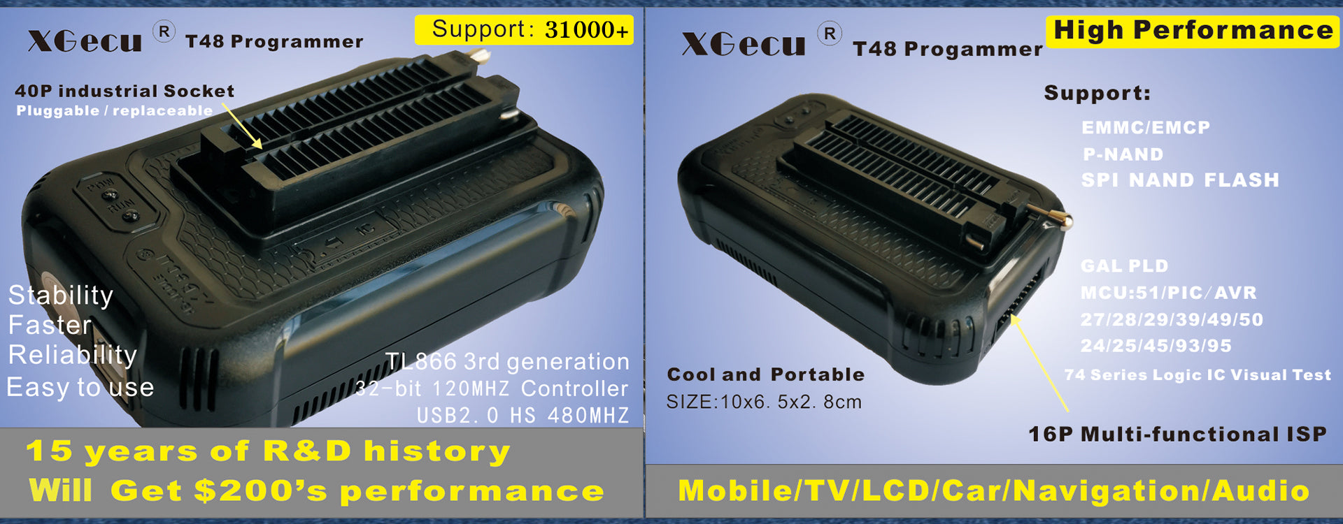 XGecu T48 (TL866II-3G) Programmer