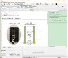 Load image into Gallery viewer, Model: ADP SOT23-6 1-to-1 SOT23-6 test socket / programmer adapter , directly supports SOT23-3/5/6 chips (PIC10Fxx, 24xx, 93xx), only for XGecu T48, T56, and T76 programmers
