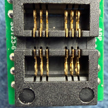Load image into Gallery viewer, Model: ADP SOT23-6 1-to-1 SOT23-6 test socket / programmer adapter , directly supports SOT23-3/5/6 chips (PIC10Fxx, 24xx, 93xx), only for XGecu T48, T56, and T76 programmers
