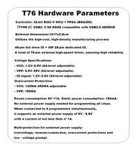 Load image into Gallery viewer, XGecu T76 USB3.0 Universal Programmer support EEPROM  NOR NAND EMMC MCU GAL;Minpro/TL866II/T56 programmer Replacement  IC tester
