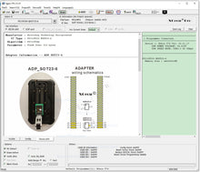 Load image into Gallery viewer, Model: ADP SOT23-6 1-to-1 SOT23-6 test socket / programmer adapter , directly supports SOT23-3/5/6 chips (PIC10Fxx, 24xx, 93xx), only for XGecu T48, T56, and T76 programmers
