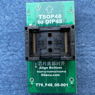 TSOP32 / TSOP40 / TSOP48 to DIP48  ZIF adapter (T76_F48_05-001) for XGecu T76 programmer