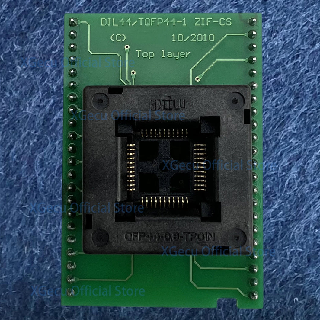 544T4 SA245A IC test converter Socket Adapter QFP44-0.8  TQFP44/QFP44/PQFP44/FQFP44 TO DIP44 for XGecu T56 or T76 programmer 70-0076