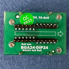 Load image into Gallery viewer, T76_B24_10-4x6 100% XGECU Original High-Speed BGA24 Adapter Probe Socket  Size: 6mm x 8mm 4x6 Ball BGA24 Full-Pin 24-Pin Socket
