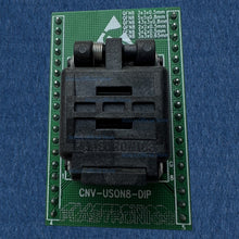 Load image into Gallery viewer, QFN8/DFN8/USON8/WSON8 to DIP8 Test IC Socket / Adapter / Adaptor PLASTRONICS 08QN50S23030-C
