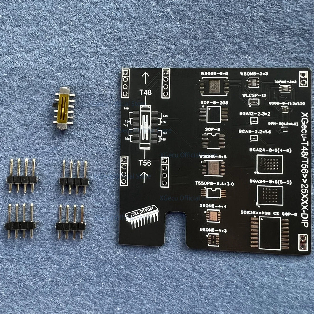 17-in-1 SMD Adapter Support SOP8 SOP16 WSON8 TSSOP8 XSON8 DFN8 USON8 WLCSP TDFN8 BGA12 BGA8 BGA24 - DIP8  NOR SPI FLASH NAND