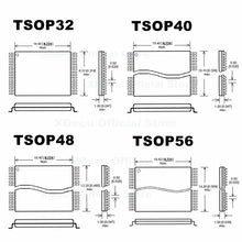 Load image into Gallery viewer, 13 parts ( adapter kit ) for XGecu T76 programmer include TSOP32/40/48/56 ZIF adapter (T76_F56_05-002 V1.0) + SOP adapter + PLCC Kit
