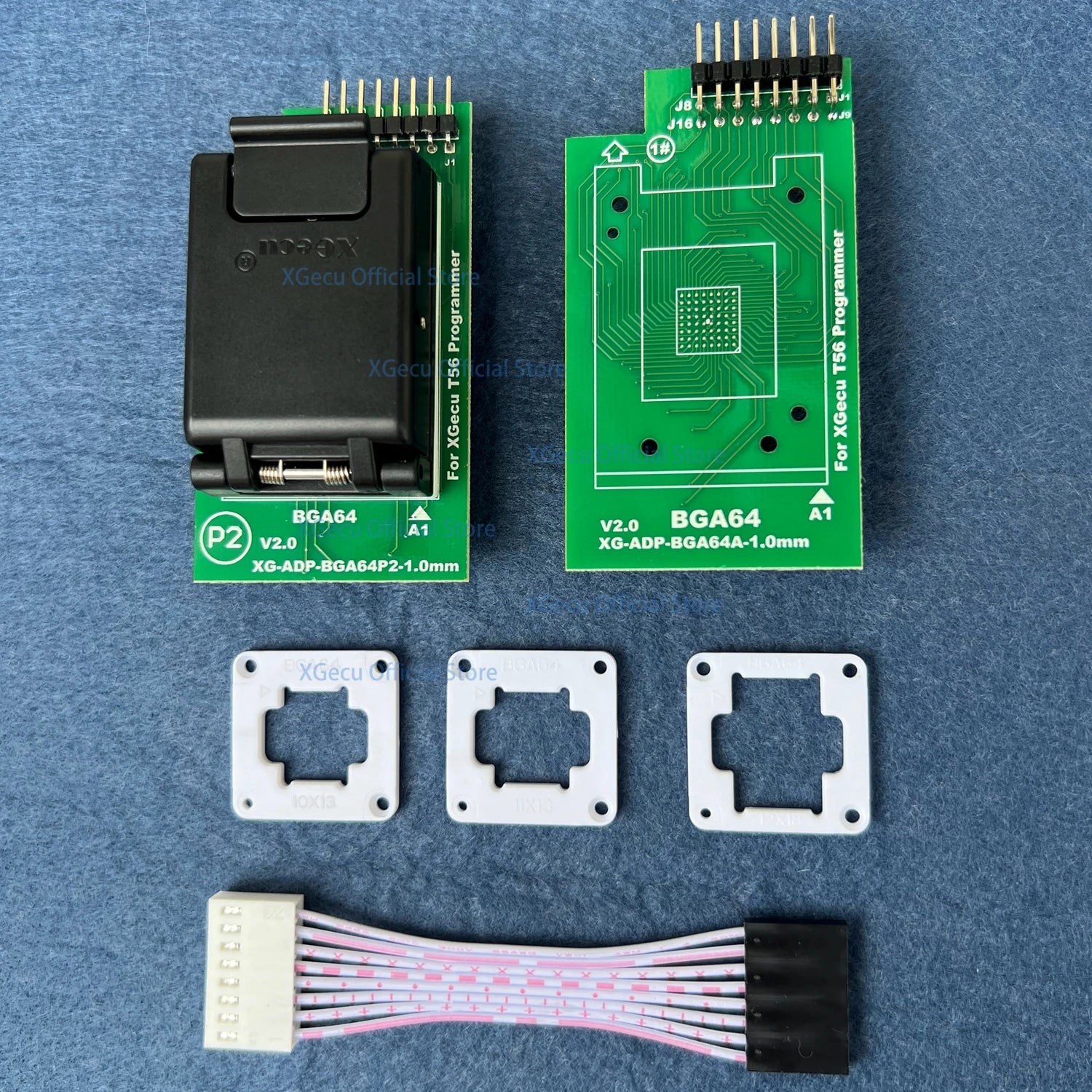 Newest V2.0 BGA64 2 in 1 adapter kit only for XGecu T56 programmer with ...