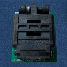 Load image into Gallery viewer, QFN8 / DFN8 / USON8 / WSON8 to DIP8 Test IC Socket / Adapter / Adaptor PLASTRONICS 08TN80K14040-D
