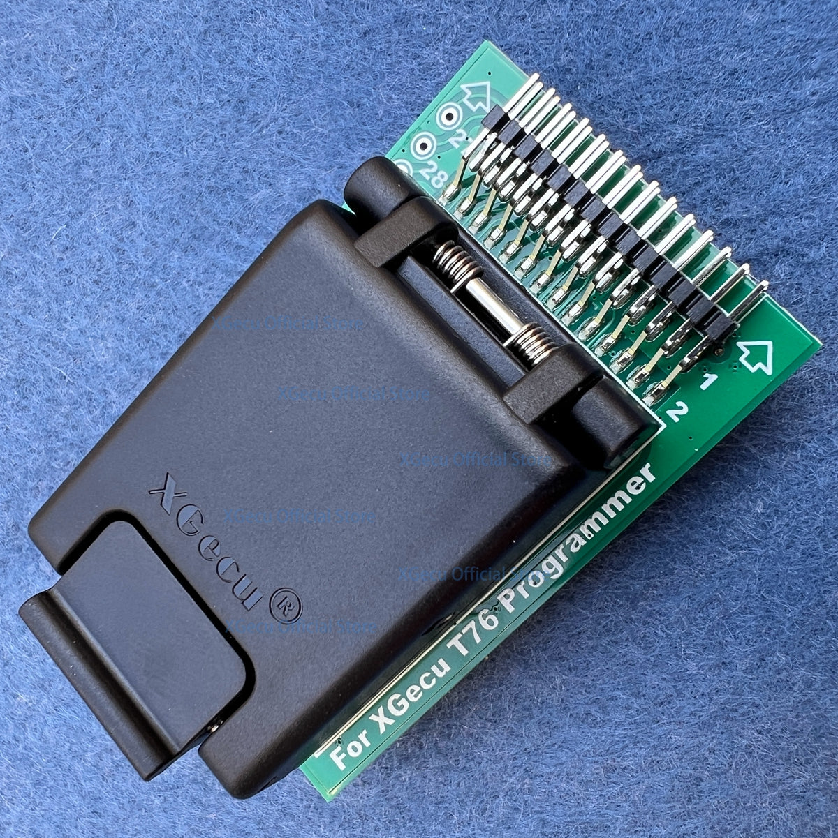 EMMC BGA64 Adapter IC Socket for XGecu T76 Programmer with Dual Head