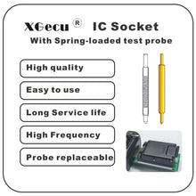 Load image into Gallery viewer, EMMC BGA100 Adapter Socket for XGecu T48 Programmer New V2.0 Dual Head Probe Holder, Reliable contact, long service life
