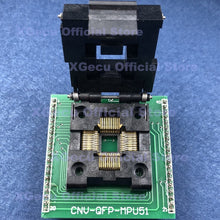 Load image into Gallery viewer, CNV-QFP-MPU51 adapter LQFP44/VQFP44/QFP44/TQFP44-DIP40 support 8051 MCU for TL866A TL866CS TL866II PLUS ZIF 40-PIN Programmers
