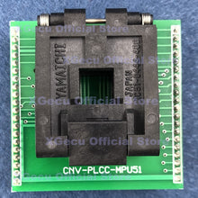 Load image into Gallery viewer, CNV-PLCC-MPU51 PLCC44 to DIP40 adapter support MCU 51 for TL866A TL866CS TL866II PLUS or other ZIF 40-PIN Programmers
