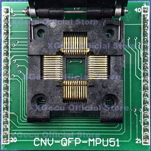 Load image into Gallery viewer, CNV-QFP-MPU51 adapter LQFP44/VQFP44/QFP44/TQFP44-DIP40 support 8051 MCU for TL866A TL866CS TL866II PLUS ZIF 40-PIN Programmers
