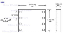 Load image into Gallery viewer, QFN8/MLP8/MLF8/SON8/WSOP8 to DIP8 Test IC Socket/Adapter/Adaptor PLASTRONICS 08QN12T16050
