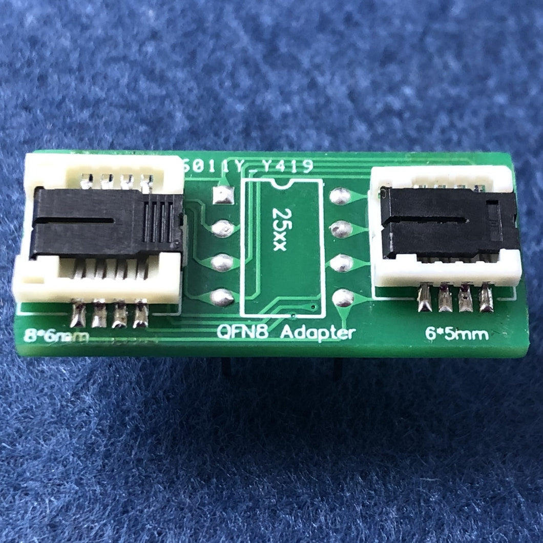 QFN8 /WSON8/MLF8/MLP8/DFN8 TO DIP8 universal two-in-one socket/adapter for both 6*5MM and 8*6MM chips