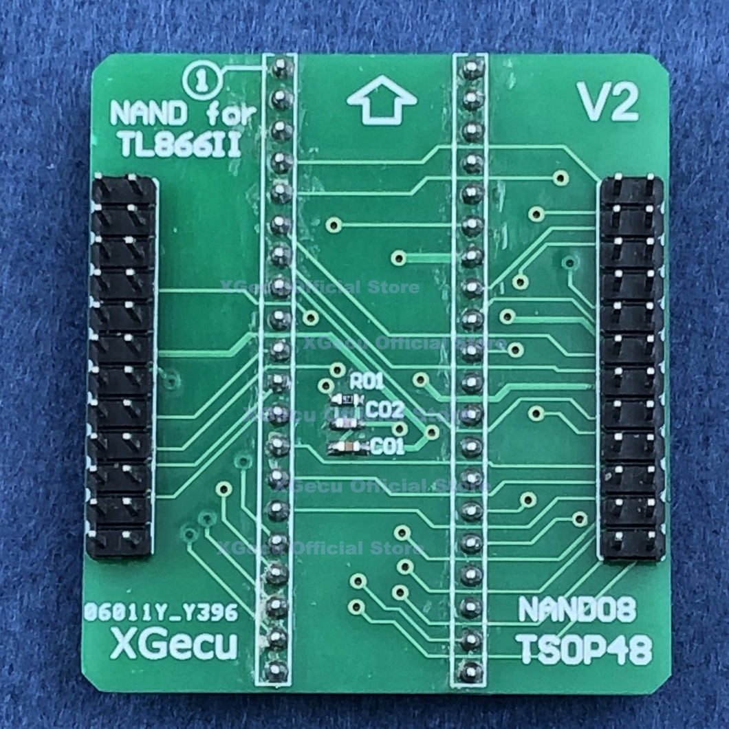 NAND TSOP48 FIXED V2 adapter board for XGecu TL866II Plus USB Universal Programmer SPI Flash no including TSOP48 ZIF socket