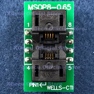 MSOP8 To DIP IC test socket programmer adapter/adaptor/converter for TL866A TL866CS TL866II PLUS or other universal programmers