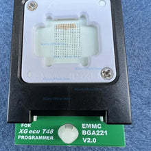 Load image into Gallery viewer, EMMC BGA221 Adapter Socket for XGecu T48 Programmer New V2.0 Dual Head Probe Holder, Reliable contact, long service life
