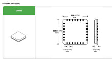 Load image into Gallery viewer, Universal QFN28-DIP28 adapter DIL28/QFN28-2 ZIF-CS  for 6X6mm QFN28 chips,  Pin pitch 0.65mm  70-0380  28QN65TS16060-A
