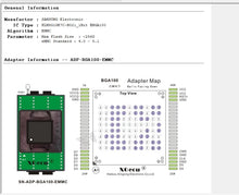 Load image into Gallery viewer, BGA100 - DIP48 V2 adapter SN-ADP-BGA100-EMMC-2 only work on XGecu T56 programmer,  optimized circuit,  for EMMC BGA100 chips
